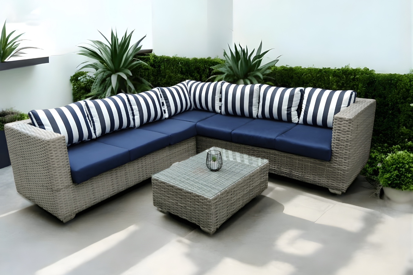 Skyler L Shape Patio Set