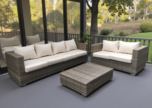 Bronze Vintage 6-Seater Patio Set