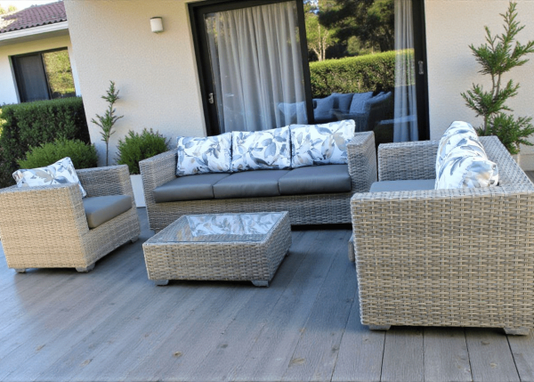 Grey Summer 6-Seater Patio Set