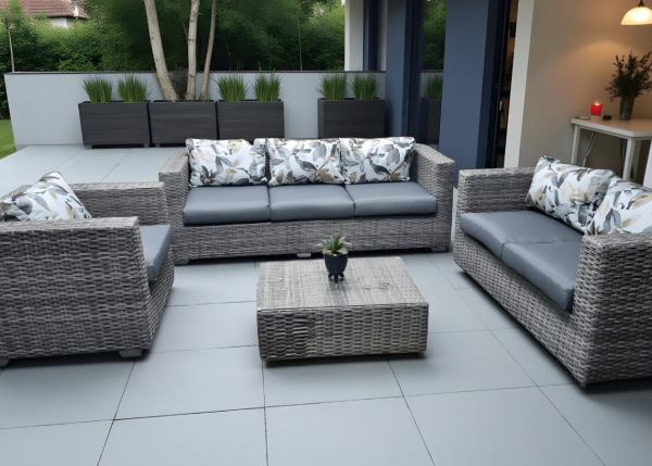 Summer Gray 6-Seater Patio Set