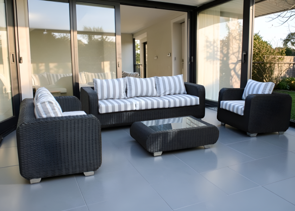 Black Fortress Patio Set