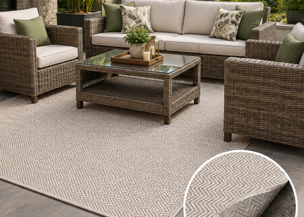 Desert Storm Outdoor Rug